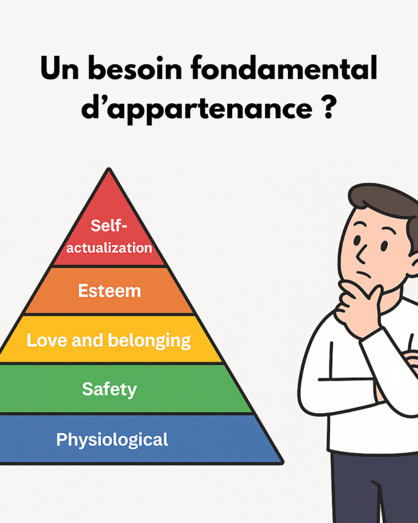 un besoin dondamental d'appartenance